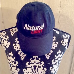 🆕🟢Natural Light baseball cap NWOT one size fits all. 🟢Buy 1 get 🟢item.